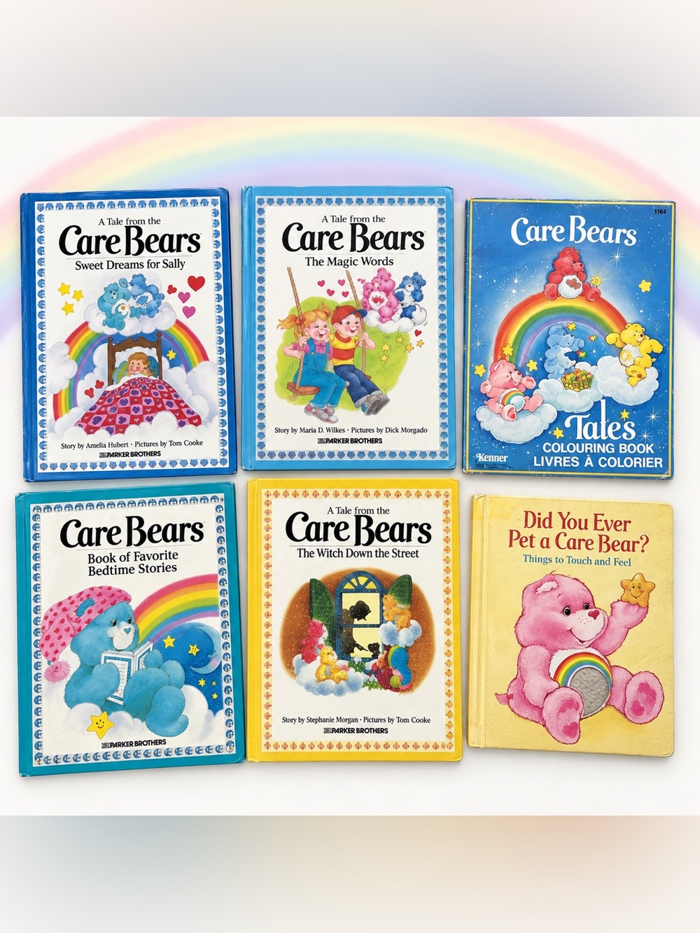 Vintage Care Bears Book Lot – 6 Books